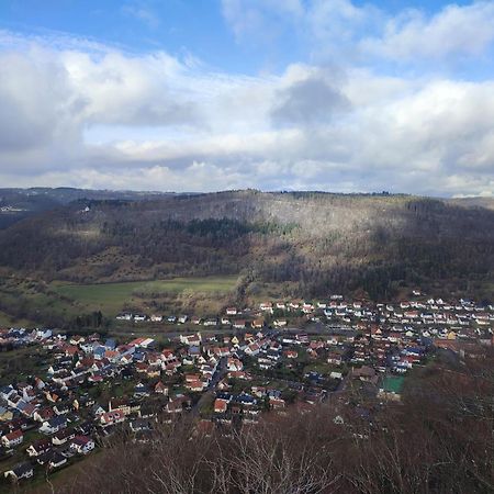 Ferienwohnung Unterm Tierstein Bad Ditzenbach Exterior foto