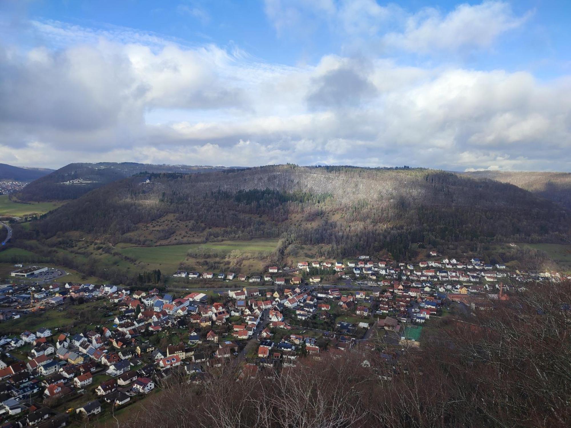Ferienwohnung Unterm Tierstein Bad Ditzenbach Exterior foto